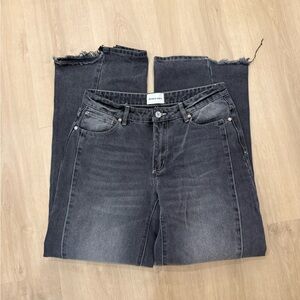 Abrand Charcoal Flare Jeans